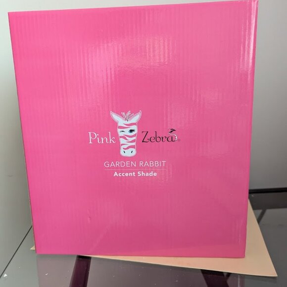 Pink Zebra Garden Rabbit Accent Shade - Picture 4 of 4